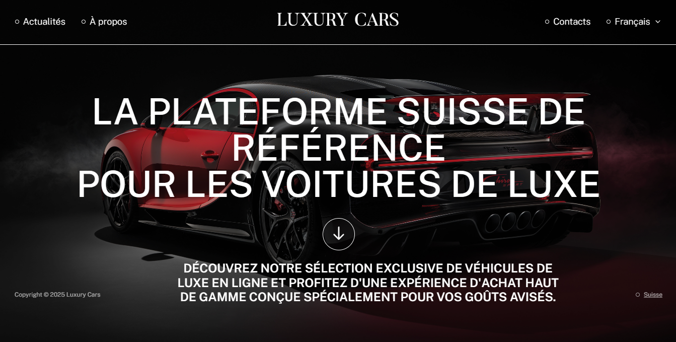 Luxury Cars Platform